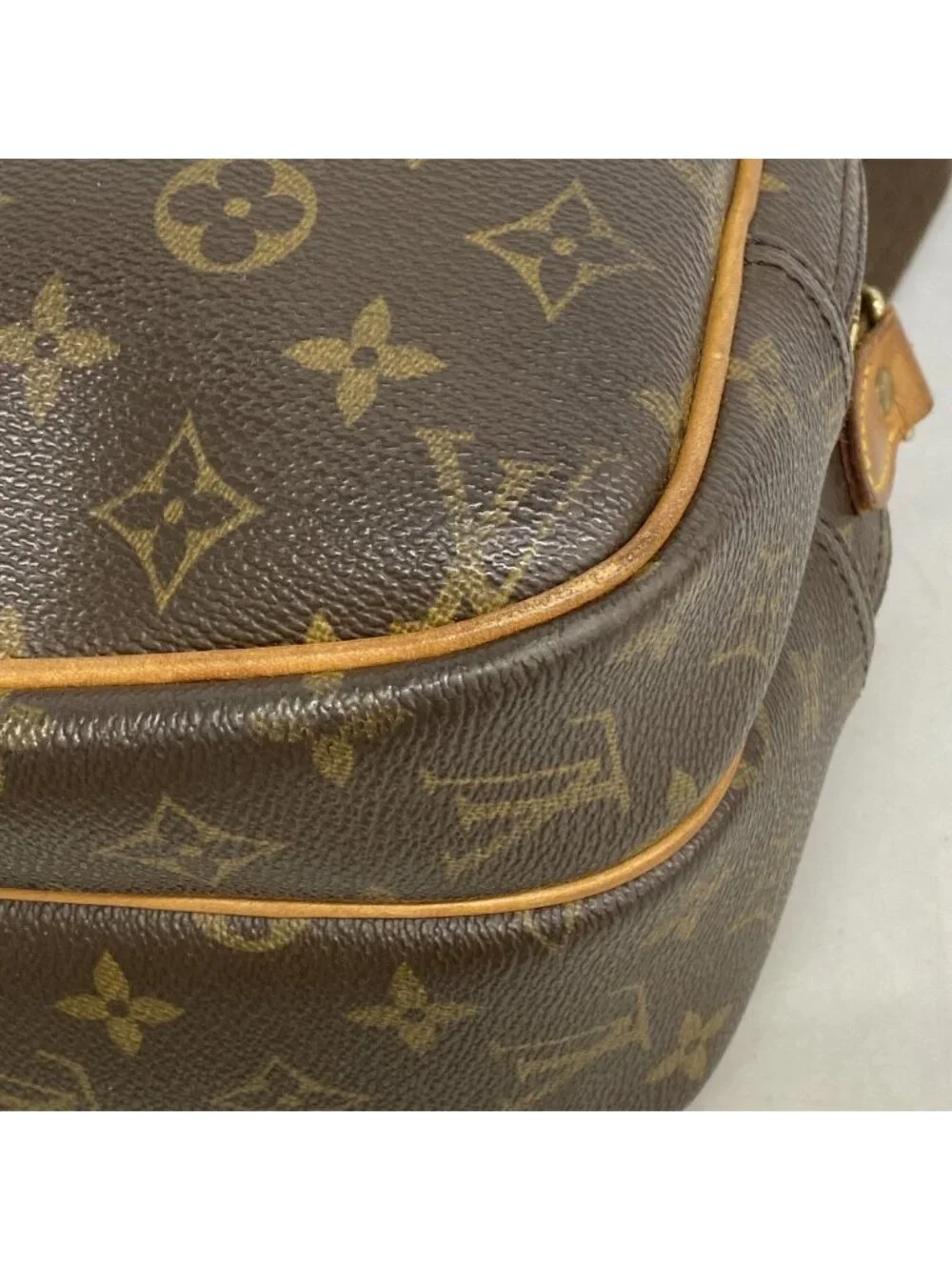 Louis Vuitton Shoulder Bag Monogram Reporter PM Brown
